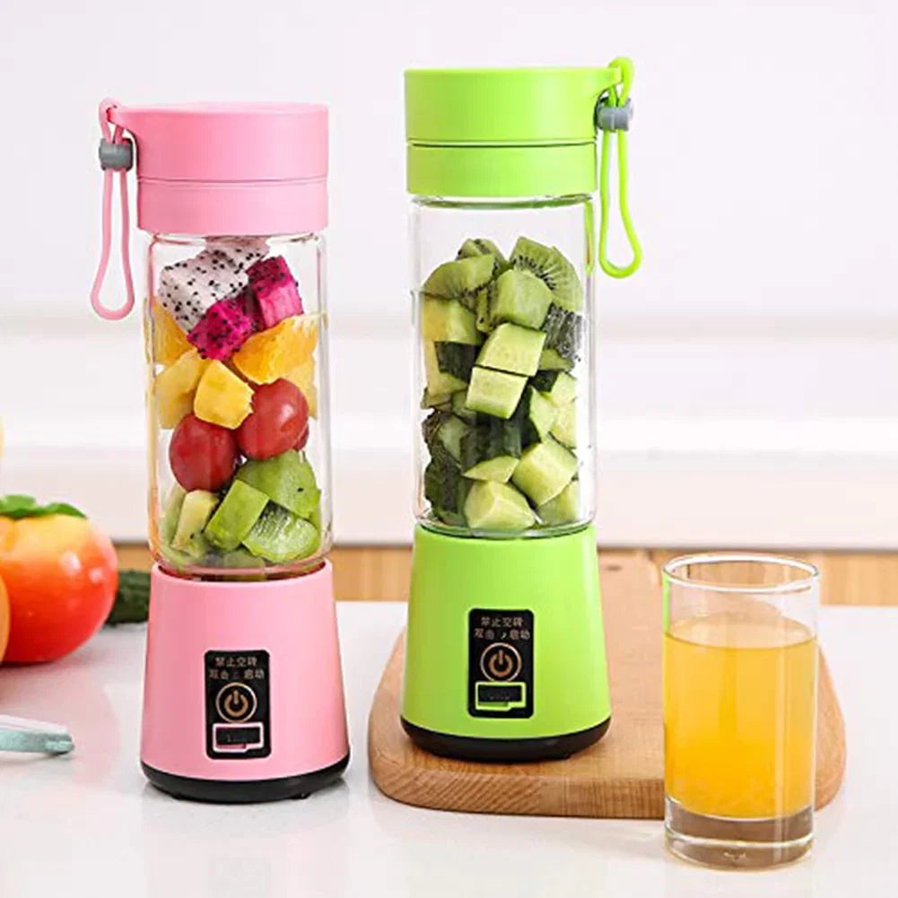 Juicer Blender 6 Blades USB Portable 380ml Mini Fruit Bottle Juicer Small Blender