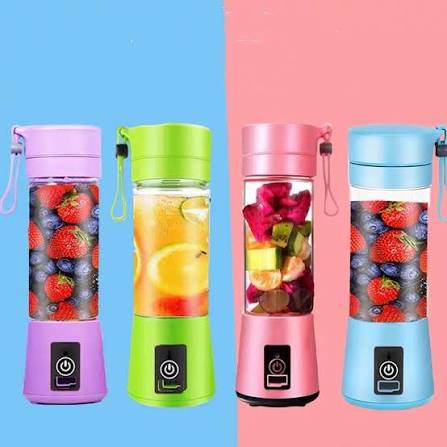 Juicer Blender 6 Blades USB Portable 380ml Mini Fruit Bottle Juicer Small Blender
